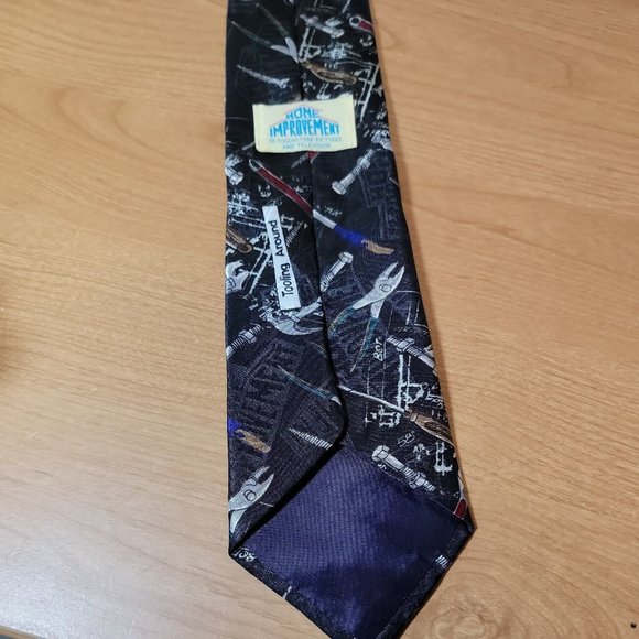 Home Improvement Tool Time TV Show Neck Tie Vintage 1990s Tim Allen/Al Borland - Picture 5 of 7